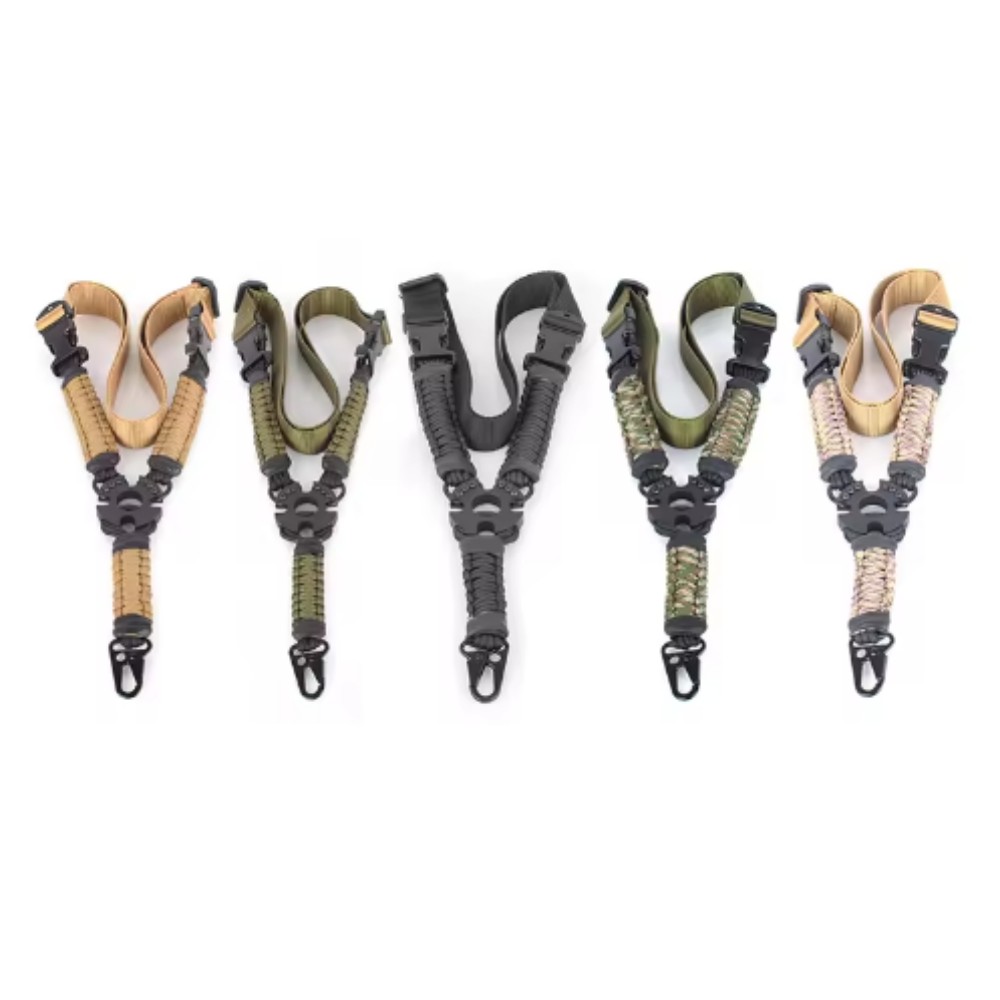 Braided for Paracord Tactical Strap for Outdoor Enthusiasts for Shooting Multifunctional Single Point Rope Durable Vertical Rope