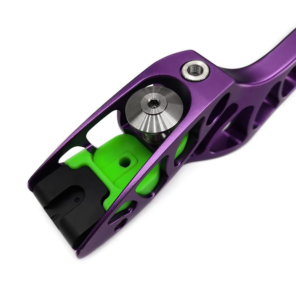 Recurve Bow Riser 25 Inches ILF Interface Handle for Right Hand User Archery Hunting Bow Handle Universal mouth curved bow handle