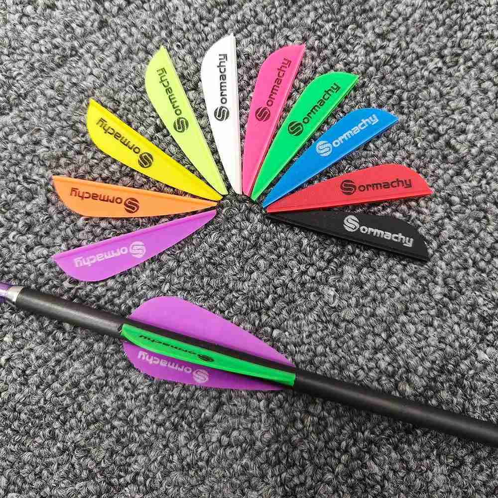 1.75inch Plastic Arrow Vanes Rubber Arrow Feather Accessories DIY Arrow Shaft Archery Shooting Hunting Accessories