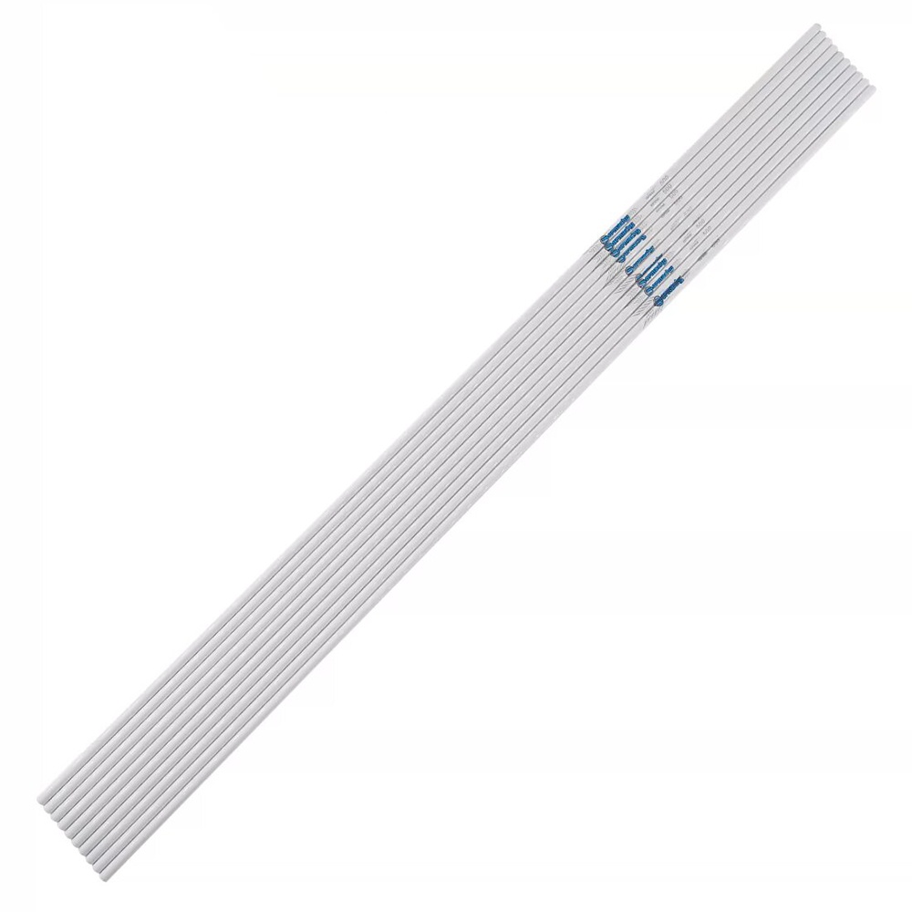 24T Pure Carbon White Arrow Shaft ID 4.2/6.2mm, 32 Inches for Compound/Recurve Bow Arrow Archery Shooting Hunting