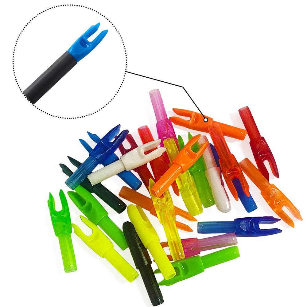 Archery ID4.2 mm Internal Arrow Nocks For Carbon Fiberglass Arrow Accessory Hunting Shooting