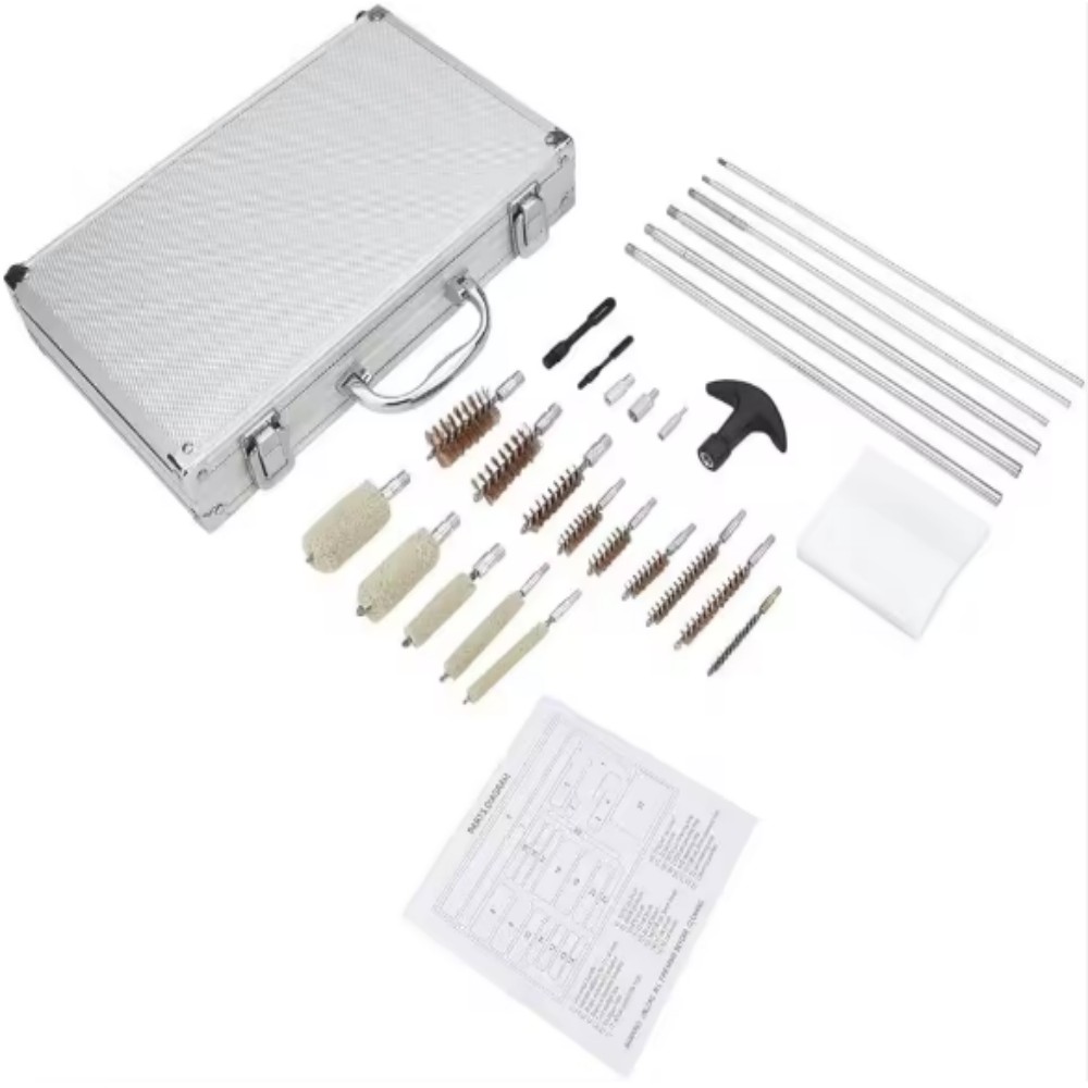Outdoor Universal Brass Gun Cleaning Kit All Guns All Caliber Compatible for Shooting Club