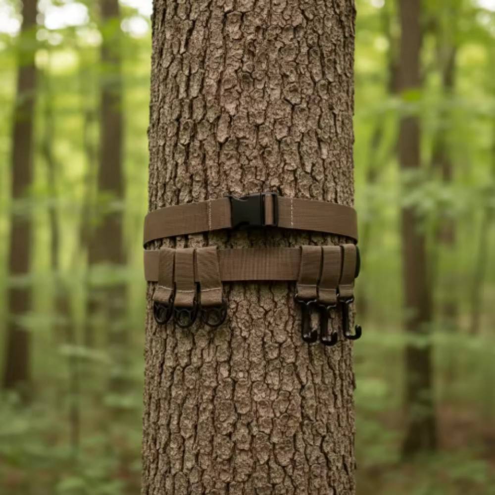 A Dual-purpose Hunting Strap, Suitable for Use As a Hunting Belt and Also for Hunting Stands. Bow and Gear Hanger for Tree Stand