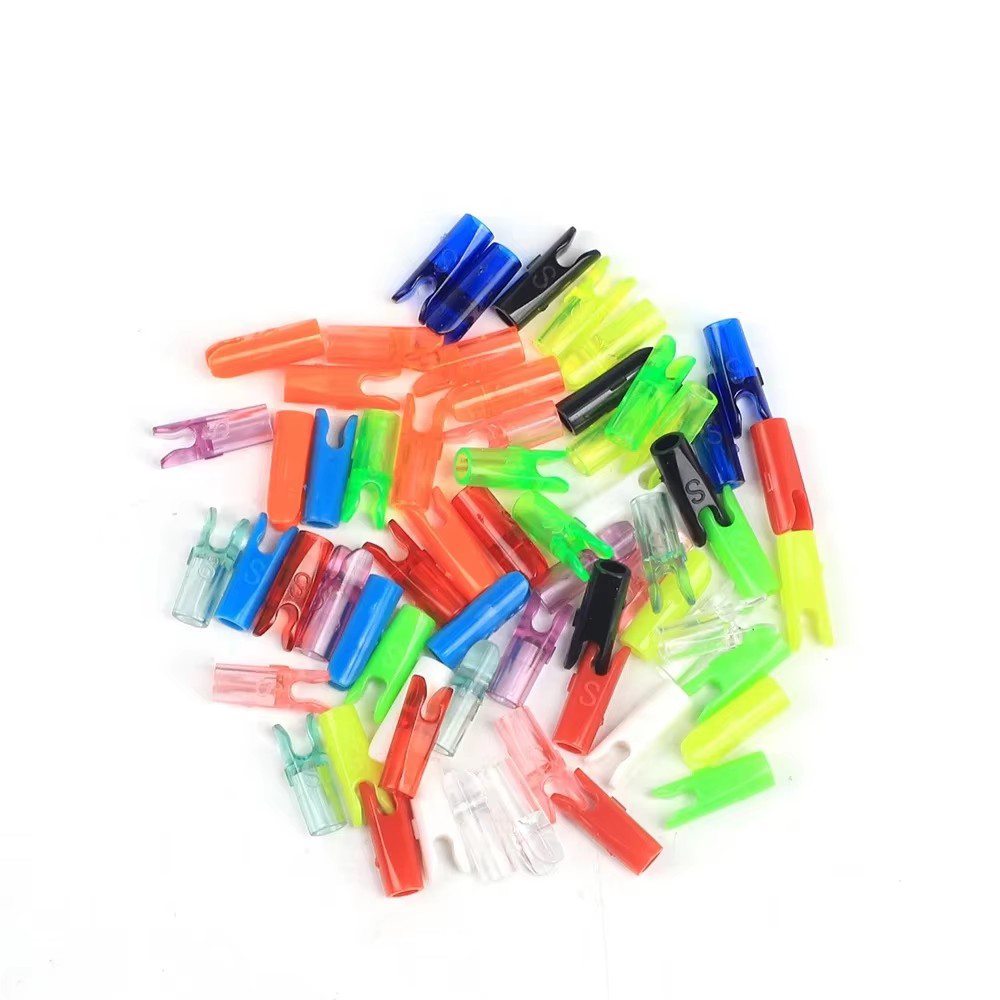 ID4.2mm ID6.2mm ID3.2mm High Quality Plastic Arrow Pin Nocks Carbon Arrow Shafts Tails Size S/L For DIY Arrow Archery Accessory