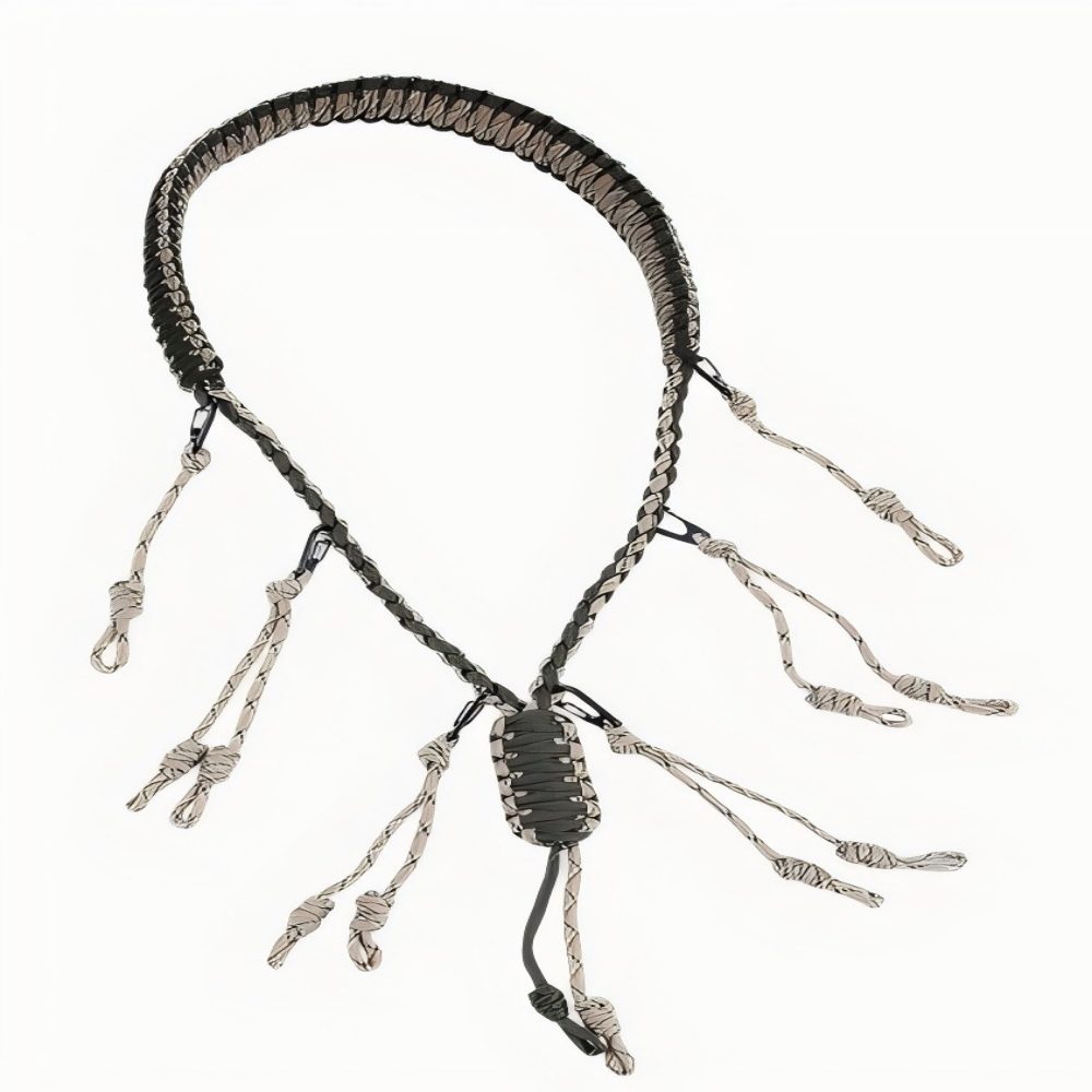 Adjustable Nylon Duck Call Lanyard with Carbon Shaft Waterproof Feature for Outdoor Hunters Hunting Accessories